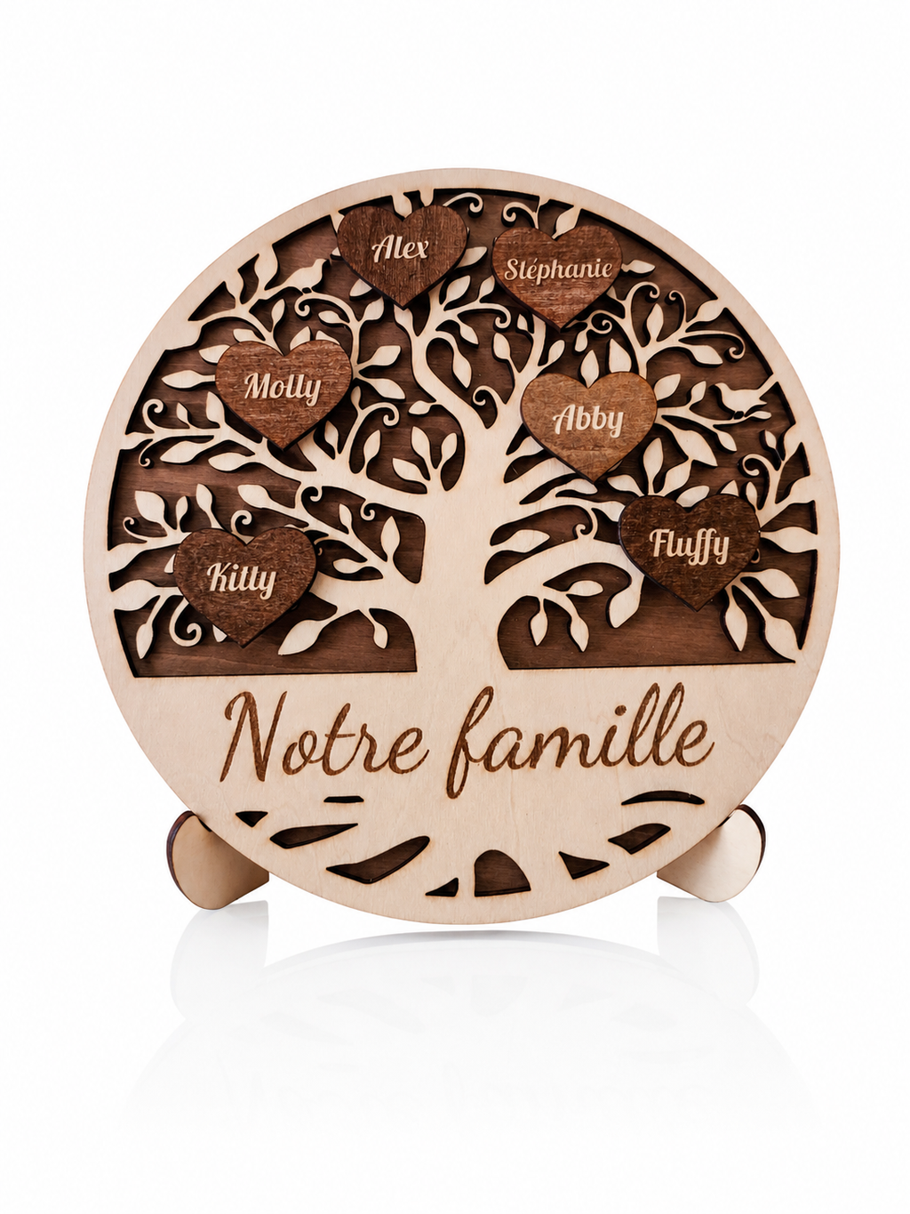 Arbre de Famille en bois Personnalisé