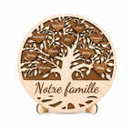Arbre de Famille en bois Personnalisé